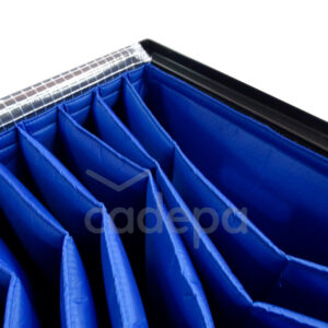 HBox interior textil azul