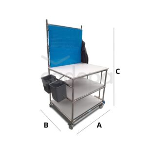6. Mesa con estantes y pizarra - Imagen 4