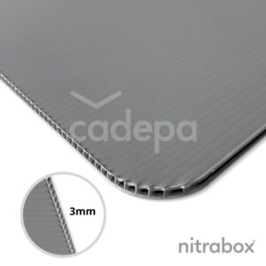 Plancha de polipropileno acanalado 600gr - Imagen 1
