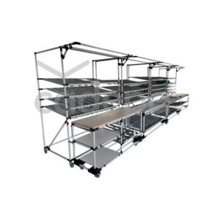 12. Estructura tubline con mesa de trabajo - Imagen 2