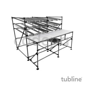 12. Estructura tubline con mesa de trabajo - Imagen 1