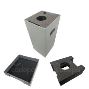 Caja introducción vertical con interior huella de espuma - Imagen 2