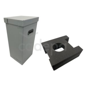 Caja introducción vertical con interior huella de espuma - Imagen 1